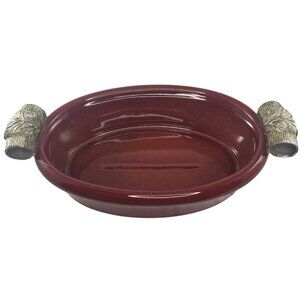 Fitz and Floyd Exoticals Cayenne Small Oval Basin Centerpiece Bowl